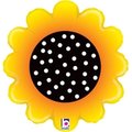Betallic Betallic 87207 18 in. Sunny Sunflower Flat Balloon; Pack of 5 87207